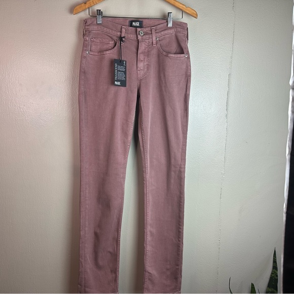 Paige Federal Slim Straight Jeans in Vintage Rich Malbec Sz 29 - Picture 4 of 11